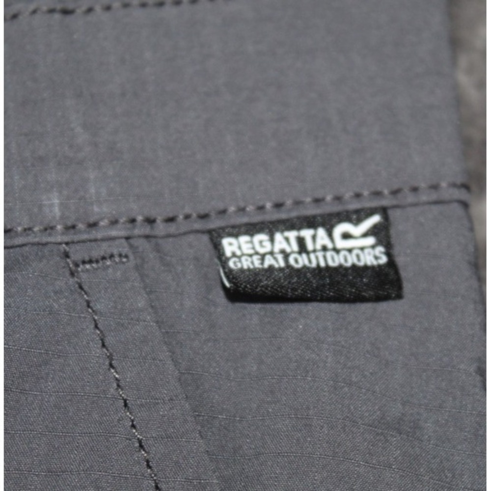 Regatta Outdoor Men Large Grey Hiking Shorts Wicking Made From Recycled Material - Picture 4 of 9